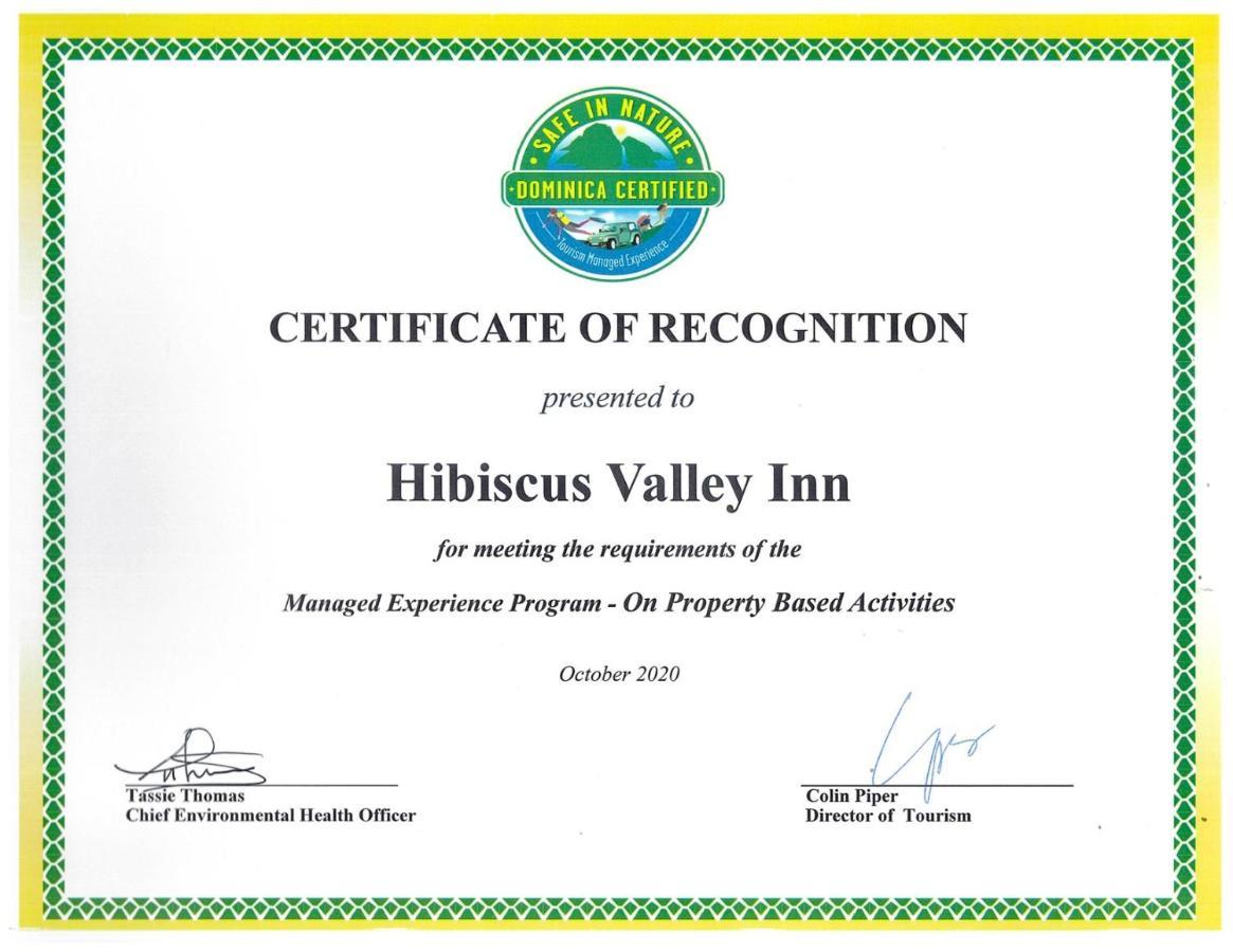 Hibiscus Valley Inn Marigot Εξωτερικό φωτογραφία